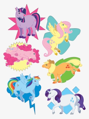 Kaceymeg, Fluttershy, Pinkie Pie, Rainbow Dash, Rarity, - My Little Shetland Pony