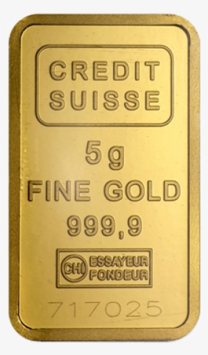 5g Gold Bar - Credit Suisse Oro 5 Gramos
