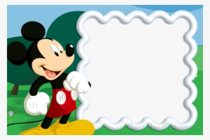 Mickey Mouse Birthday, Mickey Mouse Clubhouse Party, - Molduras Do Mickey Para Convite De Aniversario