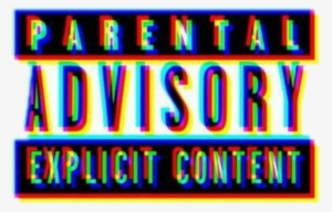 Aesthetic Glitch - Parental Advisory Glitch Png