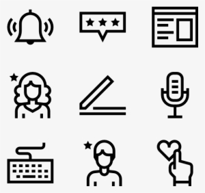 Blogger And Influencer - Constructing Icon Pack Png