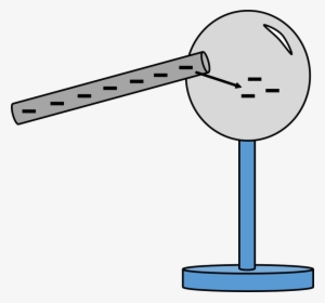 Physic Diagram Like Charges Repel Clipart Icon Png - Charging By Conduction Diagram