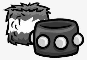 Spikester Cuffs - Club Penguin Black Bracelets