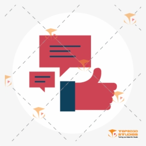 Comment And Like Icon - Logo