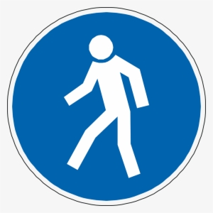 Walk, Icon - Obligation Piéton