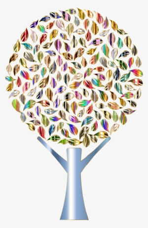 This Free Icons Png Design Of Prismatic Abstract Tree