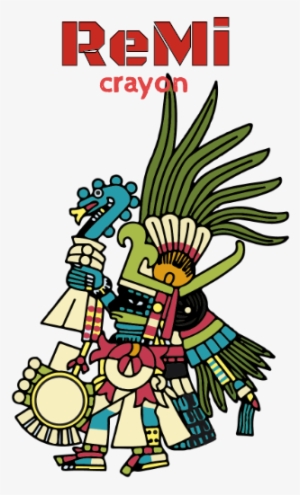 Frame 1 - Clear Background Aztec Gods