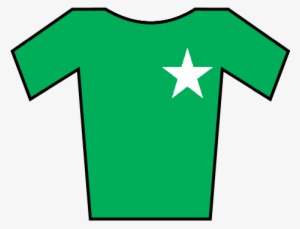 Soccer Jersey Green-white - Red Jersey Vuelta Png