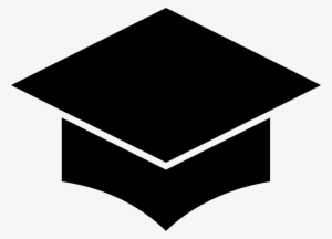 Graduation Cap Comments - School Cap Icon White