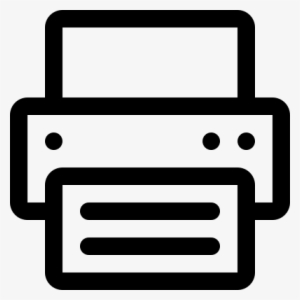 Copies = 25 Cents Per Page Black And White - Printer Icons Png White