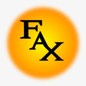 How To Set Use Orange Fax Icon Clipart