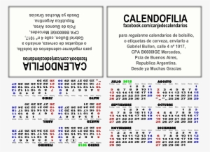 This Free Icons Png Design Of Almanaque 2015 Tarjetero
