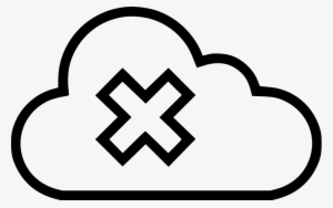 Cross X Delete Server Svg Png Download - Cross Sign White