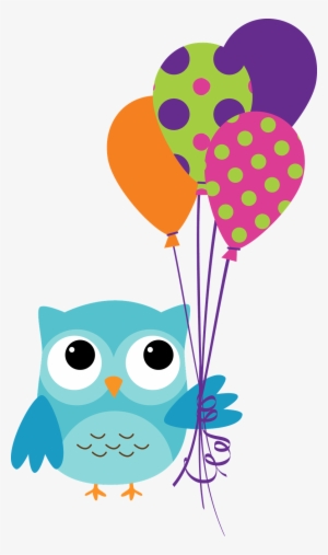 Clipart Cupcake Owl - Birthday Owl Clipart