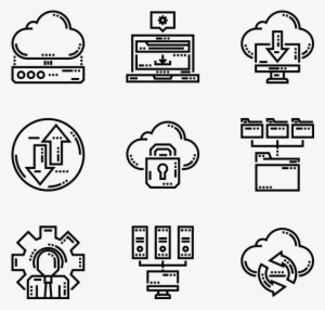 Cloud Computing 50 Icons - Education Icon Set Png