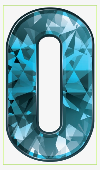 Blue Graphics Illustrations Free - Number Zero Png