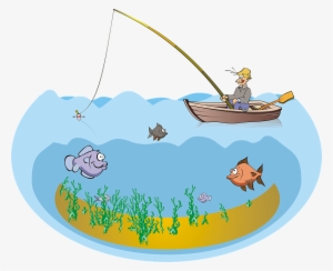 Fishing, Fish, Fisherman, Boat, Mare, Pond, Lake, Sea - Good Morning Gif Fishing Day
