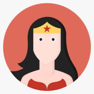 Open - Wonder Woman Flat Icon