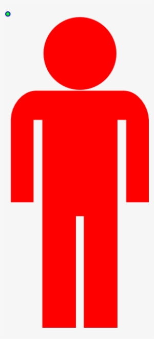 Banner Transparent Download Figure Clipart Human Icon - Man Clipart Red