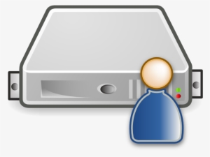 File - User Server Icon Png