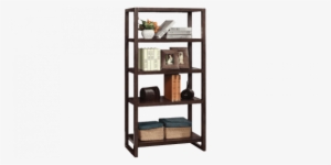 Contemporary Bookshelf With Spacious Shelves