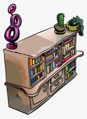 Book Shelf Book Room - Club Penguin