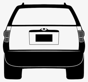 Vehicle Back, Car, Transportation, Suburban, Assault, - Car Back Vector Png