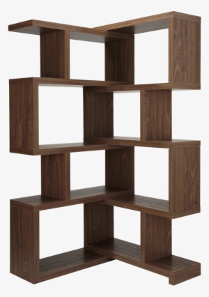 2 Mode Walnut Extending Corner Shelf - Wooden Wall Corner Shelves