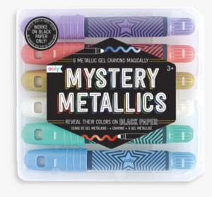 Mystery Metallics Gel Crayons - Mystery Metallic Gel Crayons Set Of 6