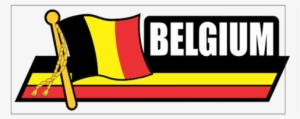 Belgium Flag Car Sidekick Decal - Decal