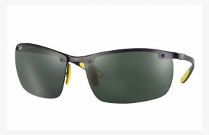 Ray Ban Scuderia Ferrari Collection Rb8305m F01071 - Ray-ban Man Sunglasses Lead 64 Plastic
