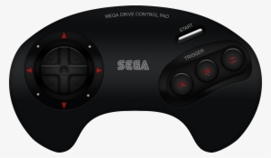 Sega Genesis Model 1 Console 16 Bit Retro Gaming System - Mega Drive Controller Png