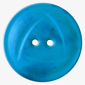 Button With Rounded Triangle Design, Blue - Circle