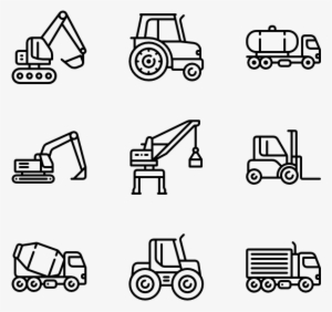 Construction Machinery - Construction Machinery Icons