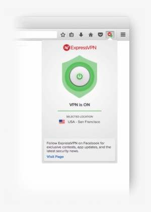 Close-up Of The Expressvpn Browser Extension For Firefox - Vpn Firefox