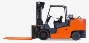 High-capacity Cushion Forklift - Toyota Forklift Side