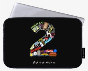 2 Friends Printed Laptop Sleeves - Friends Tv Show Collage Poster