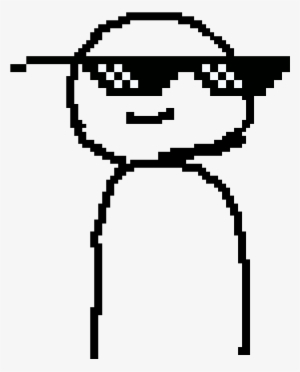 Mlg - Deal With It Shades Transparent