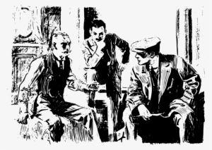 Computer Icons Drawing Man Cartoon Three Men - Clip Art