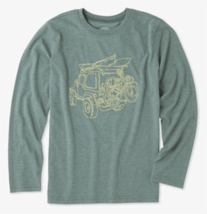 Boys Off-road Outdoor Long Sleeve Cool Tee