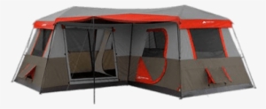 12 Person Camping Tent - Ozark Trail 12 Person 3 Room L-shaped Instant Cabin