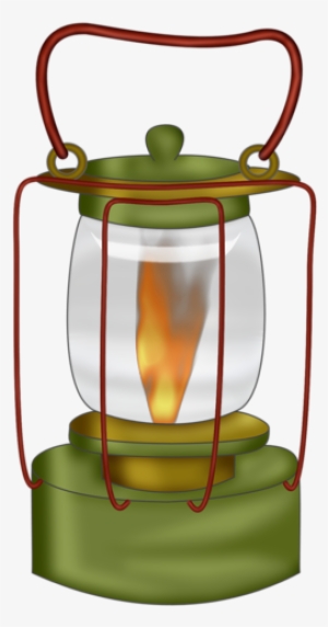 The Great Outdoors - Camping Lantern Clipart
