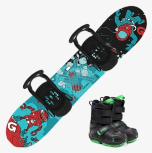 Kids Snowboard Package - Snow Board