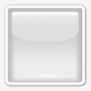 White Square Button - White Square Button Png
