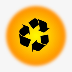 How To Set Use Orange Recycle Icon Clipart