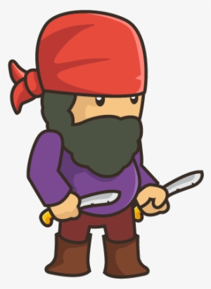 Transparent Bandana Robber Vector - Clip Art