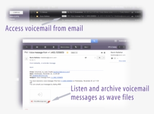 Voicemail Inbox With Message Large - Dopper