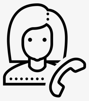 End Call Female Icon - Icon Png Cozinheira