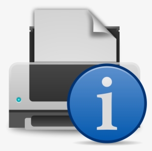 This Free Icons Png Design Of Printer Info Icon