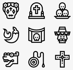 Dia De Muertos 50 Icons - Museum Icons